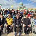 هم‌رکابی ۱۵۰۰ دانش‌آموز قزوینی از میدان جانبازان تا گلزار شهدا