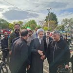 هم‌رکابی ۱۵۰۰ دانش‌آموز قزوینی از میدان جانبازان تا گلزار شهدا